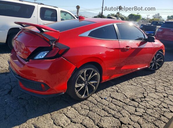 2HGFC3A54HH753018 2017 HONDA CIVIC Red Tył prawy