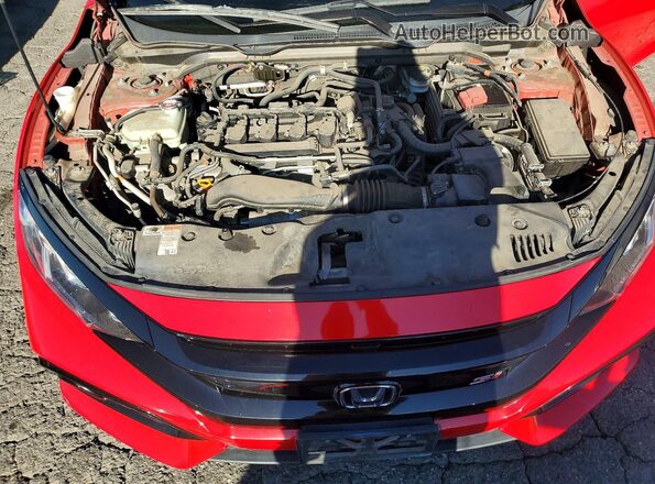 2HGFC3A54HH753018 2017 HONDA CIVIC Red Widok wnętrza z tyłu