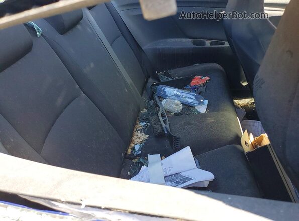 2HGFC3A55JH754782 2018 HONDA CIVIC Blue Rear seats view
