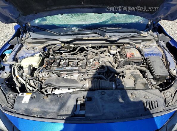 2HGFC3A55JH754782 2018 HONDA CIVIC Blue Rear interior view