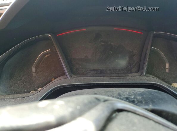 2HGFC3A55JH754782 2018 HONDA CIVIC Blue Instrument cluster view