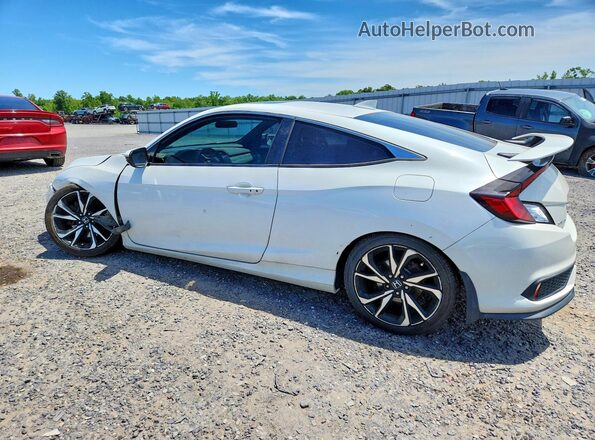 2HGFC3A55KH750751 2019 HONDA CIVIC White Rear left