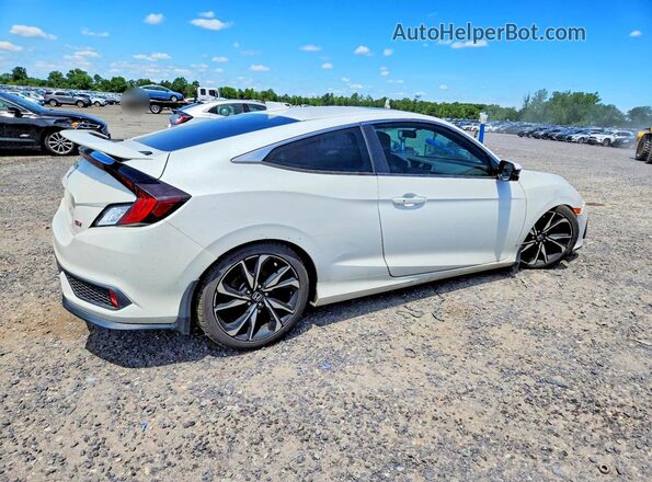 2HGFC3A55KH750751 2019 HONDA CIVIC White Rear right