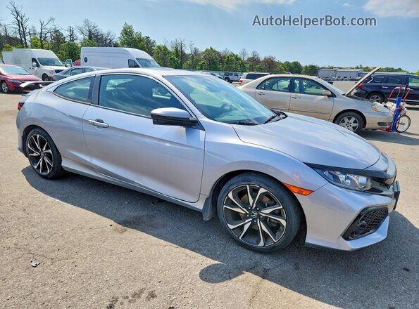 2HGFC3A56JH750188 2018 HONDA CIVIC Silver Передня права чверть