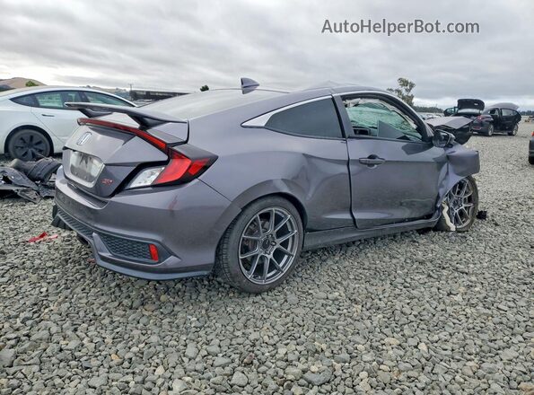 2HGFC3A56JH750384 2018 HONDA CIVIC Серый Задняя правая четверть