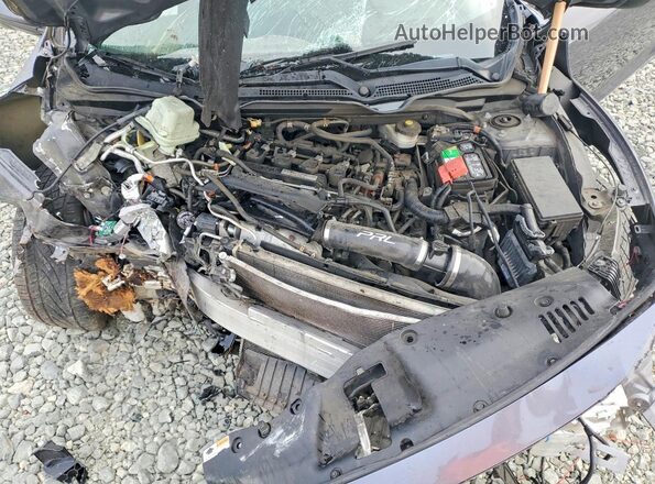 2HGFC3A56JH750384 2018 HONDA CIVIC Серый Вид задней части салона