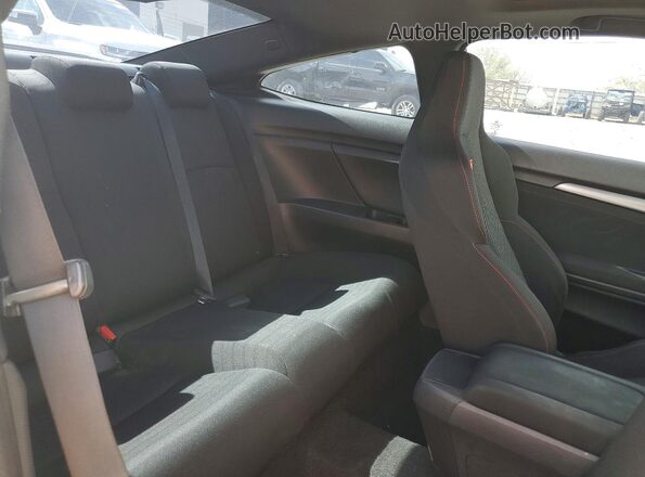 2HGFC3A56KH750175 2019 HONDA CIVIC White უკანა სავარძლების ხედი