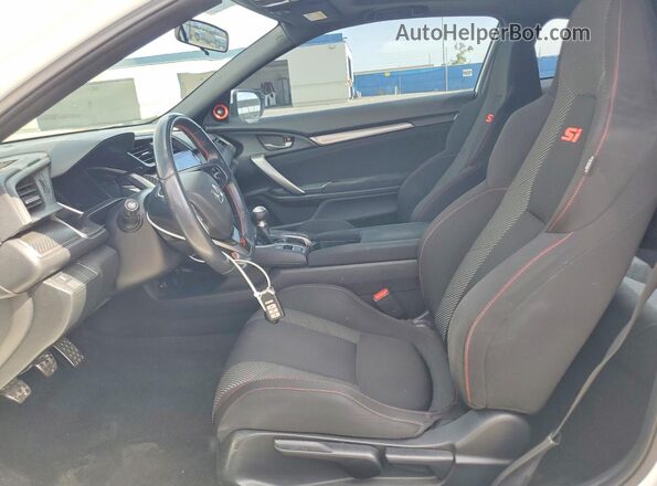 2HGFC3A56KH750175 2019 HONDA CIVIC White წინა სალონის ხედი