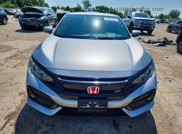 2HGFC3A57JH757263 2018 HONDA CIVIC Silver Widok z przodu