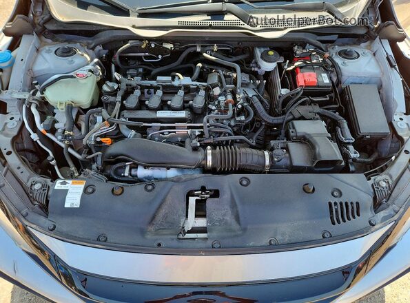 2HGFC3A57JH757263 2018 HONDA CIVIC Silver Widok wnętrza z tyłu
