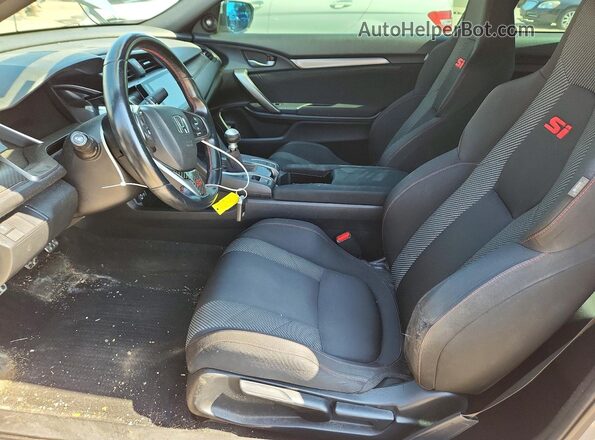2HGFC3A57JH757263 2018 HONDA CIVIC Silver Widok wnętrza z przodu