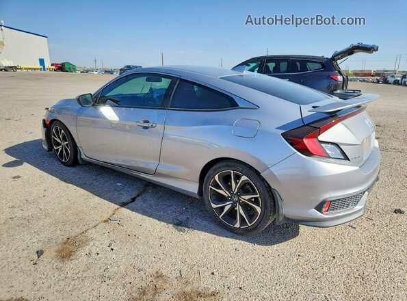 2HGFC3A57KH753229 2019 HONDA CIVIC Silver Trasero izquierdo