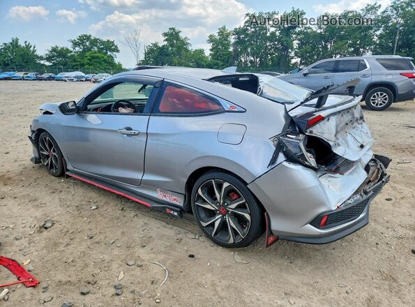 2HGFC3A58JH755103 2018 HONDA CIVIC Silver Հետևի ձախ