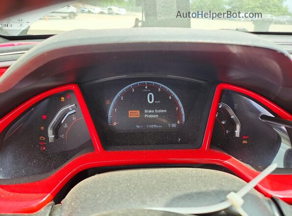 2HGFC3A58JH755103 2018 HONDA CIVIC Silver Սարքավորումների վահանակի տեսք
