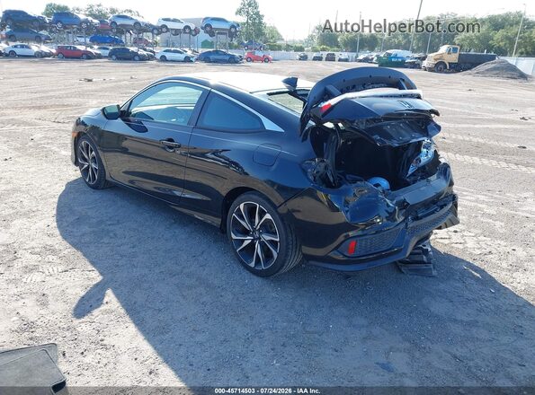 2HGFC3A58KH753529 2019 HONDA CIVIC Black Rear left