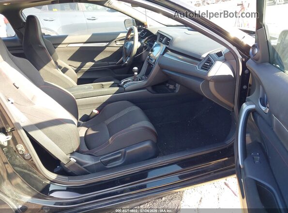 2HGFC3A58KH753529 2019 HONDA CIVIC Black Front interior view