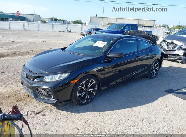 2HGFC3A58KH753529 2019 HONDA CIVIC Black Front left