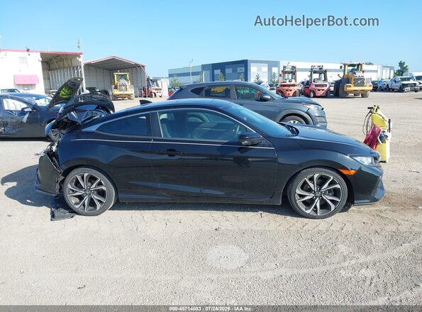 2HGFC3A58KH753529 2019 HONDA CIVIC Black Rear interior view