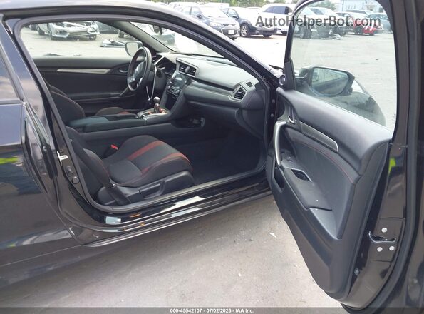 2HGFC3A58LH750096 2020 HONDA CIVIC Black Widok wnętrza z przodu