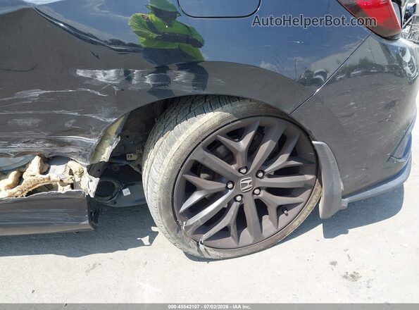 2HGFC3A58LH750096 2020 HONDA CIVIC Black Widok z przodu