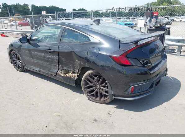 2HGFC3A58LH750096 2020 HONDA CIVIC Black Tył lewy