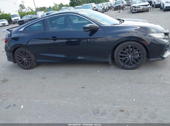 2HGFC3A58LH750096 2020 HONDA CIVIC Black Widok wnętrza z tyłu