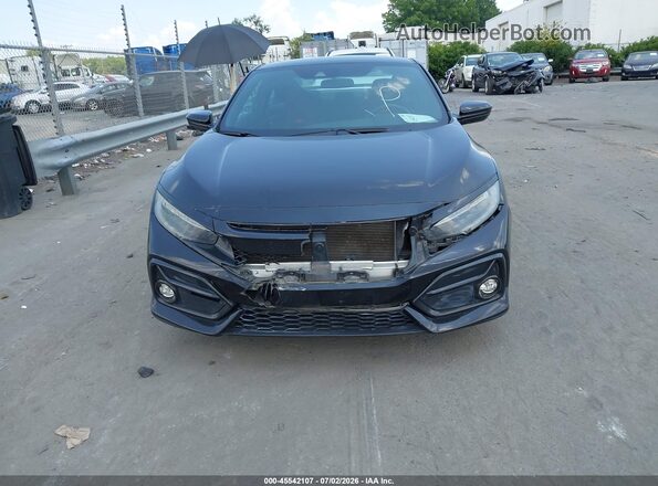 2HGFC3A58LH750096 2020 HONDA CIVIC Black Widok zestawu wskaźników