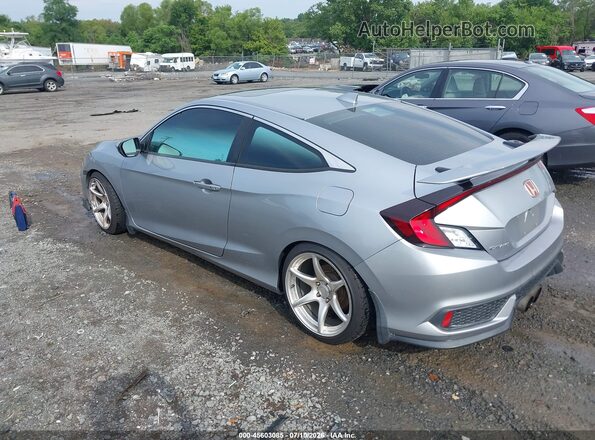 2HGFC3A59JH757328 2018 HONDA CIVIC Silver Rear left