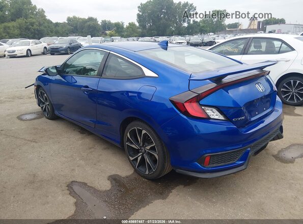 2HGFC3A59KH752101 2019 HONDA CIVIC Blue უკანა მარცხენა