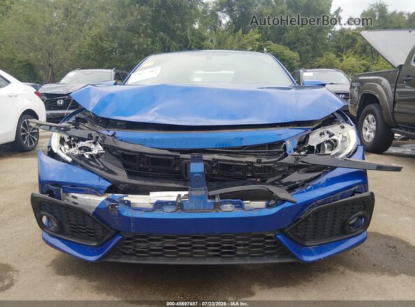 2HGFC3A59KH752101 2019 HONDA CIVIC Blue წინა ხედი
