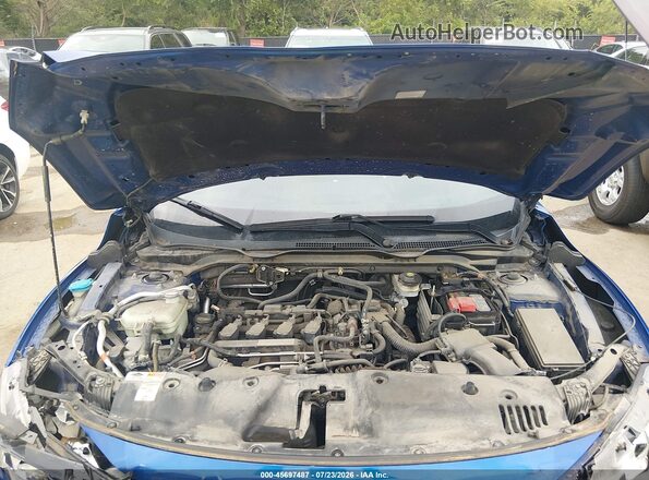 2HGFC3A59KH752101 2019 HONDA CIVIC Blue უკანა ხედი