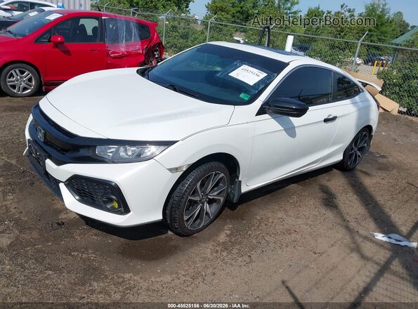 2HGFC3A5XJH754583 2018 HONDA CIVIC Белый Передняя левая четверть