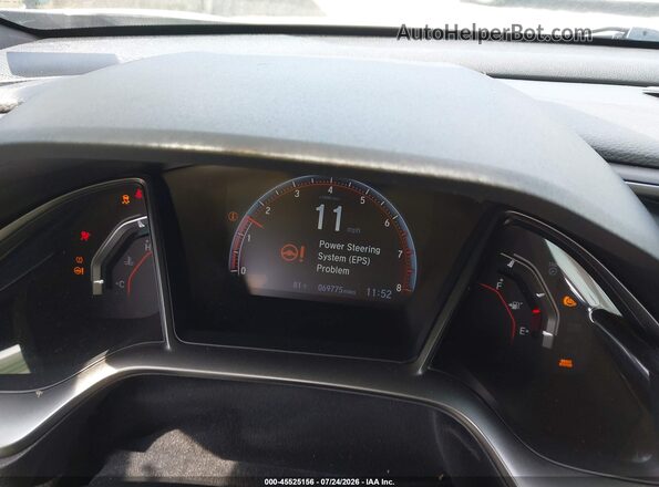 2HGFC3A5XJH754583 2018 HONDA CIVIC Белый Вид задних сидений