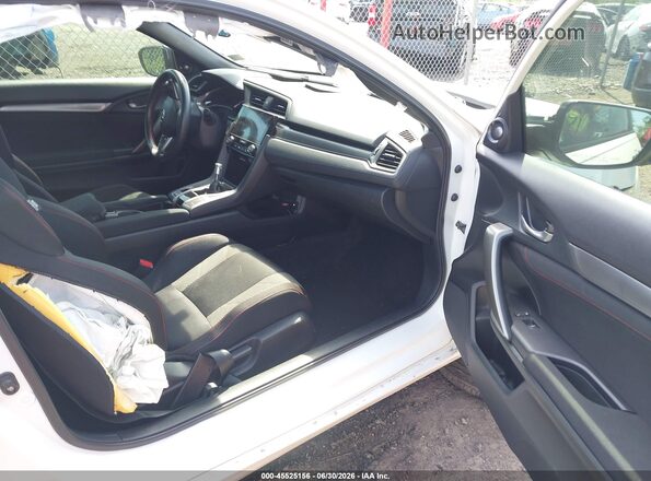 2HGFC3A5XJH754583 2018 HONDA CIVIC Белый Вид салона спереди