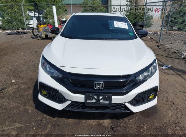2HGFC3A5XJH754583 2018 HONDA CIVIC Белый Вид щитка приборов