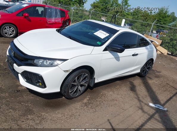 2HGFC3A5XJH754583 2018 HONDA CIVIC Белый Панорамный вид салона 360°