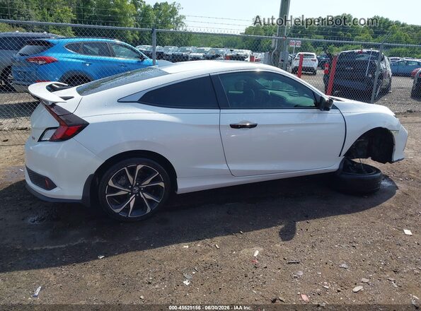2HGFC3A5XJH754583 2018 HONDA CIVIC Белый Вид задней части салона