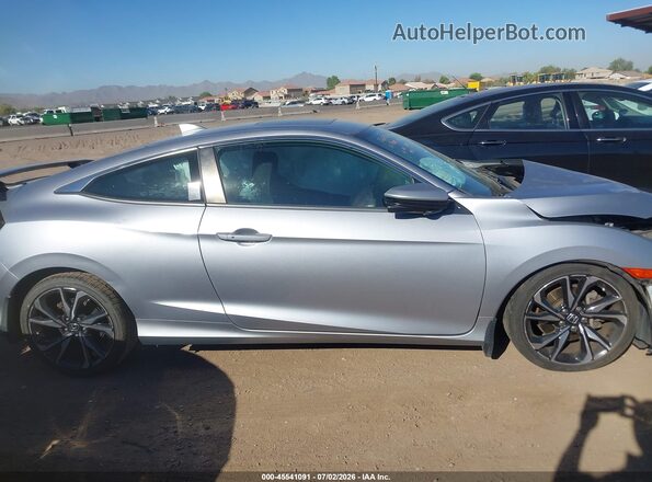 2HGFC3A5XJH754809 2018 HONDA CIVIC Gray უკანა სალონის ხედი