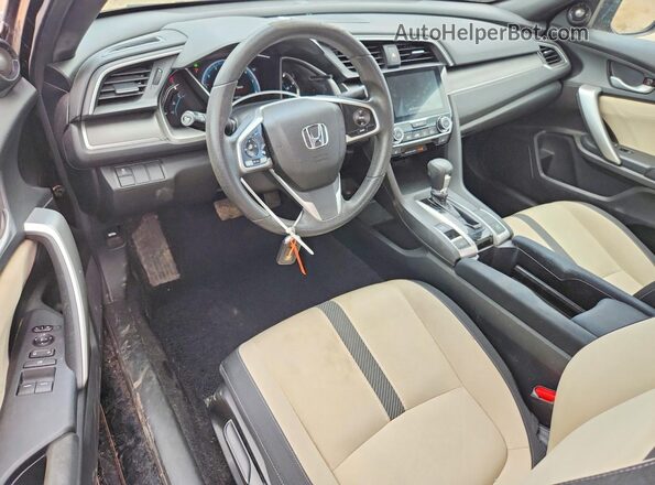 2HGFC3B30GH353663 2016 HONDA CIVIC Black წინა პანელის ხედი