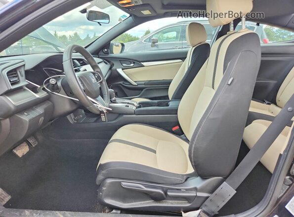 2HGFC3B30GH353663 2016 HONDA CIVIC Black წინა სალონის ხედი