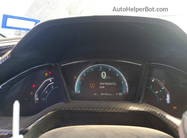 2HGFC3B30GH358801 2016 HONDA CIVIC Черный Вид щитка приборов