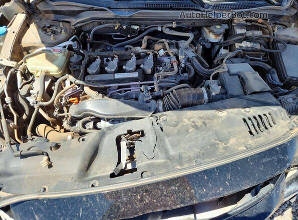 2HGFC3B30GH358801 2016 HONDA CIVIC Черный Вид задней части салона