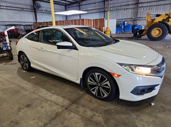 2HGFC3B30JH354304 2018 HONDA CIVIC Белый Передняя правая четверть