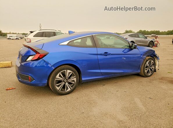 2HGFC3B30JH355663 2018 HONDA CIVIC Blue Trasero derecho