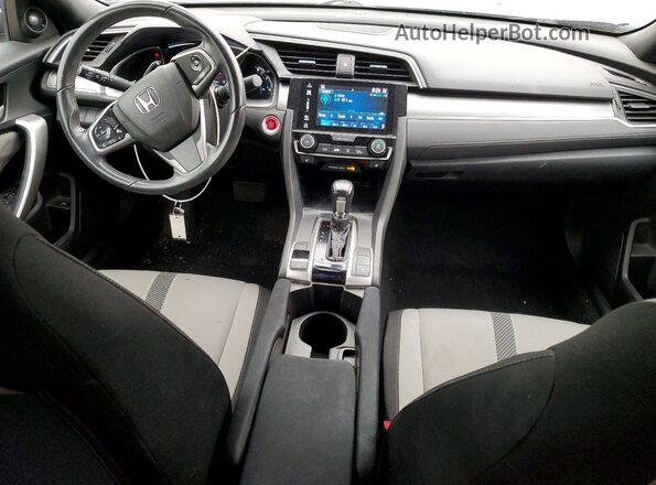 2HGFC3B30JH355663 2018 HONDA CIVIC Blue Vista del salpicadero