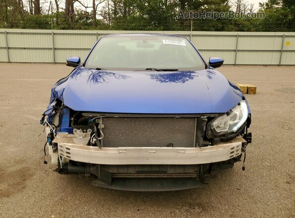 2HGFC3B30JH355663 2018 HONDA CIVIC Blue Vista frontal