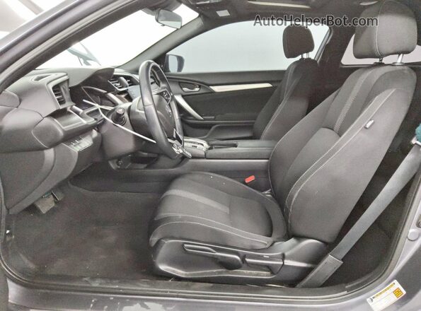 2HGFC3B30LH350837 2020 HONDA CIVIC Gray Widok wnętrza z przodu