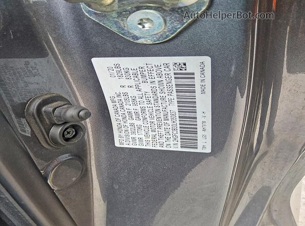 2HGFC3B30LH350837 2020 HONDA CIVIC Gray Widok komory silnika