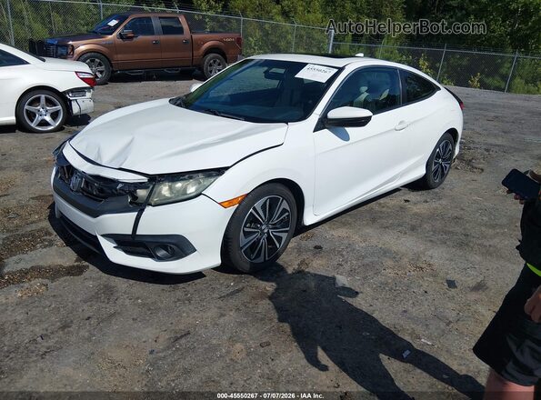 2HGFC3B31GH353476 2016 HONDA CIVIC White წინა მარცხენა ხედი სამი მეოთხედიდან