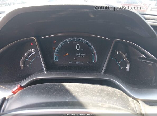 2HGFC3B31GH353476 2016 HONDA CIVIC White უკანა სავარძლების ხედი